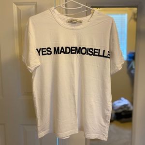 Zara White Color T-shirt